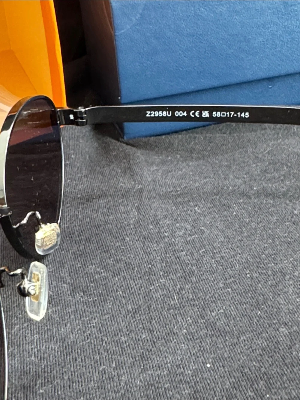 New Louis Vuitton black men’s Sunglasses in Branded Case & Box